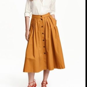 H&M midi skirt